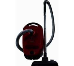 MIELE  Classic C1 Junior PowerLine Cylinder Vacuum Cleaner - Red